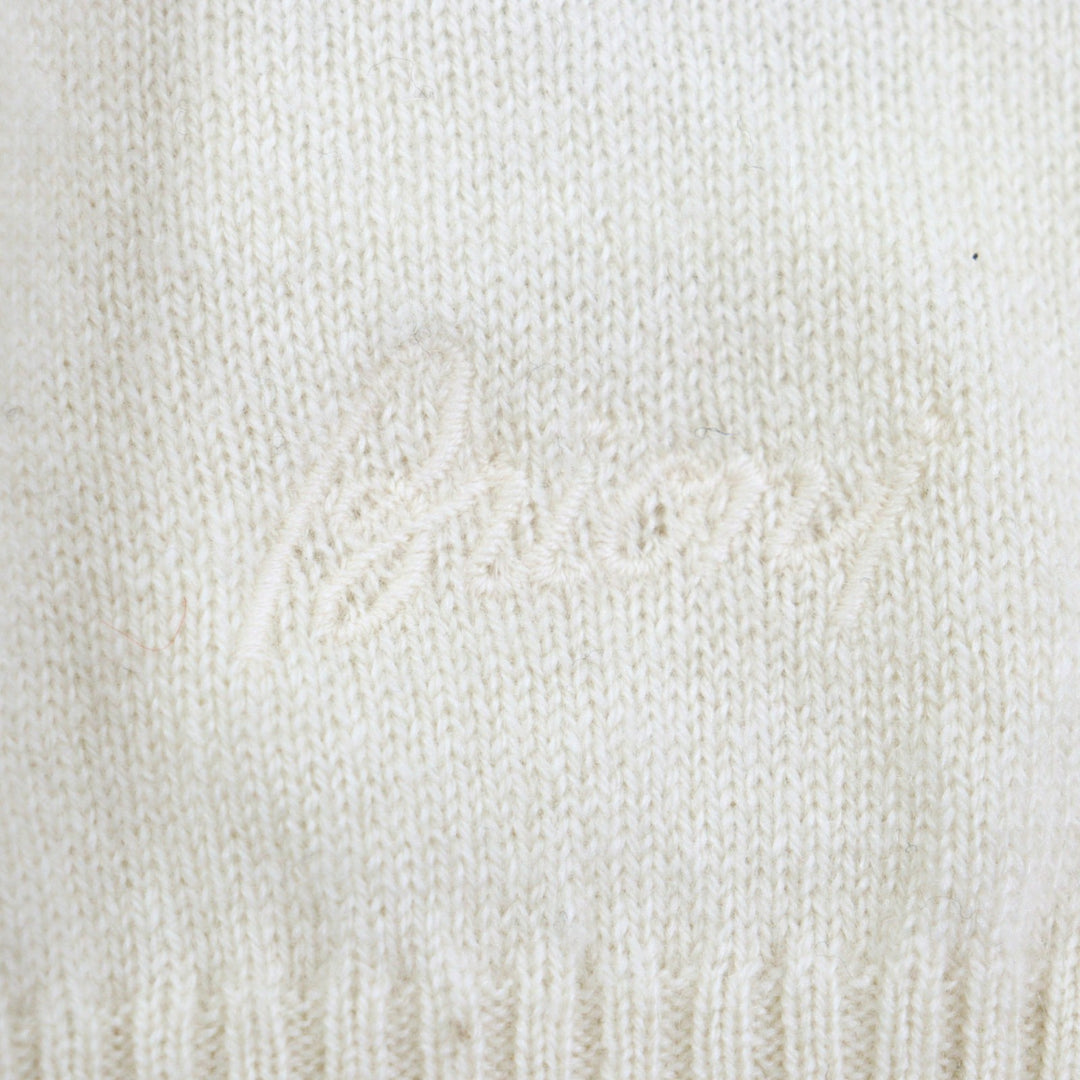 Great Brioni sweater Ivory cashmere mens 52