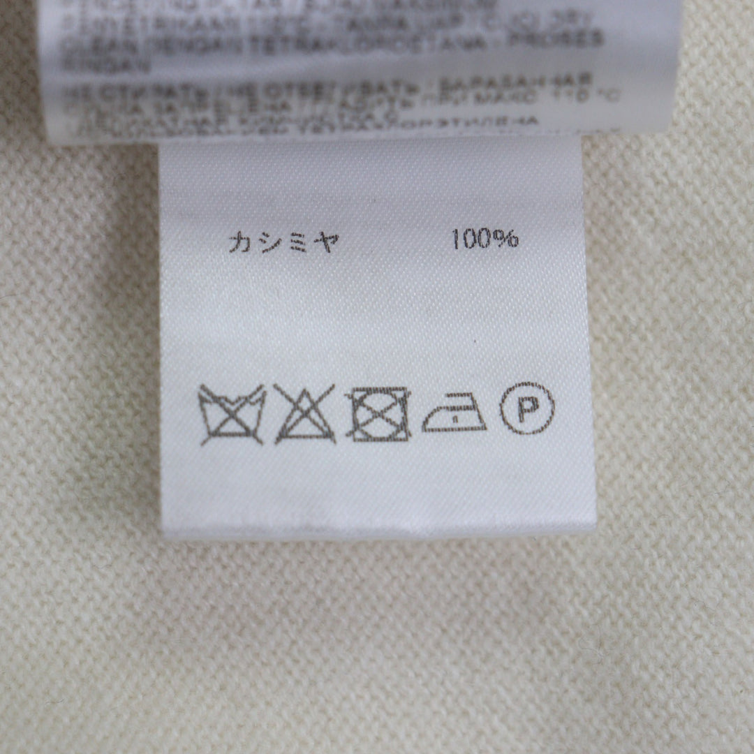 Great Brioni sweater Ivory cashmere mens 52