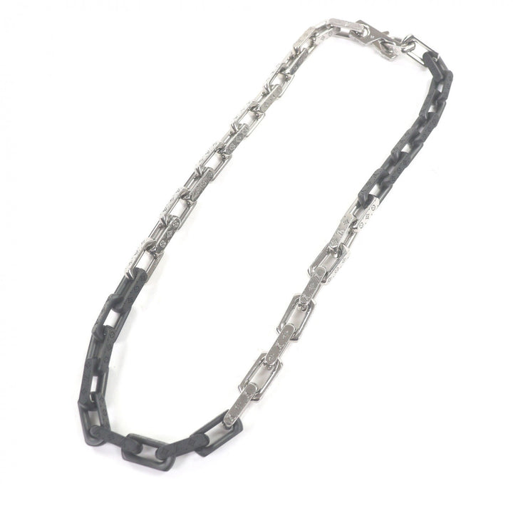 Great LOUIS VUITTON Necklace Necklace・Monogram Chain Silver mens M00677