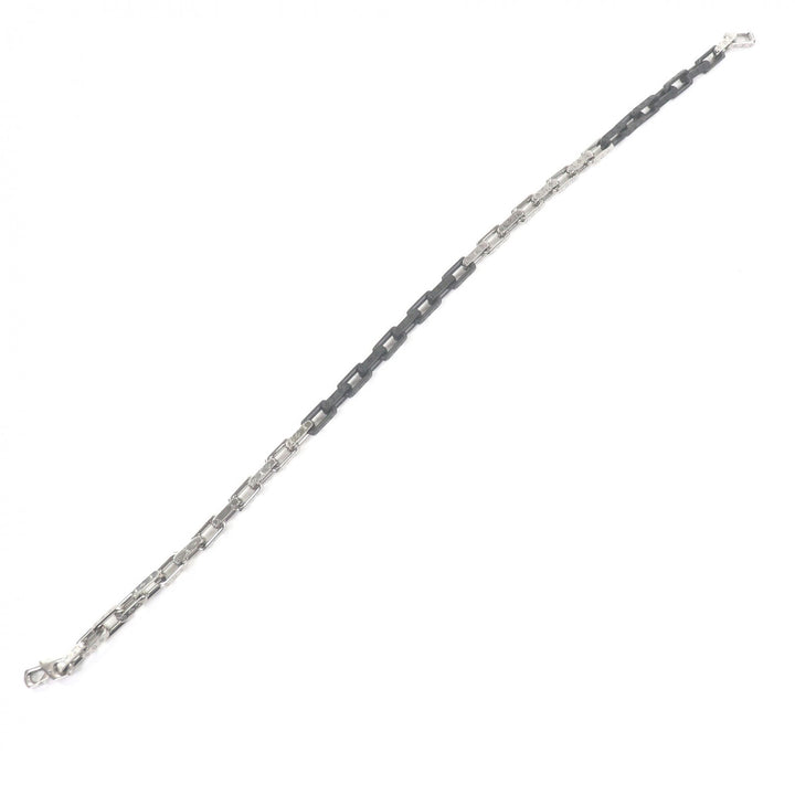 Great LOUIS VUITTON Necklace Necklace・Monogram Chain Silver mens M00677