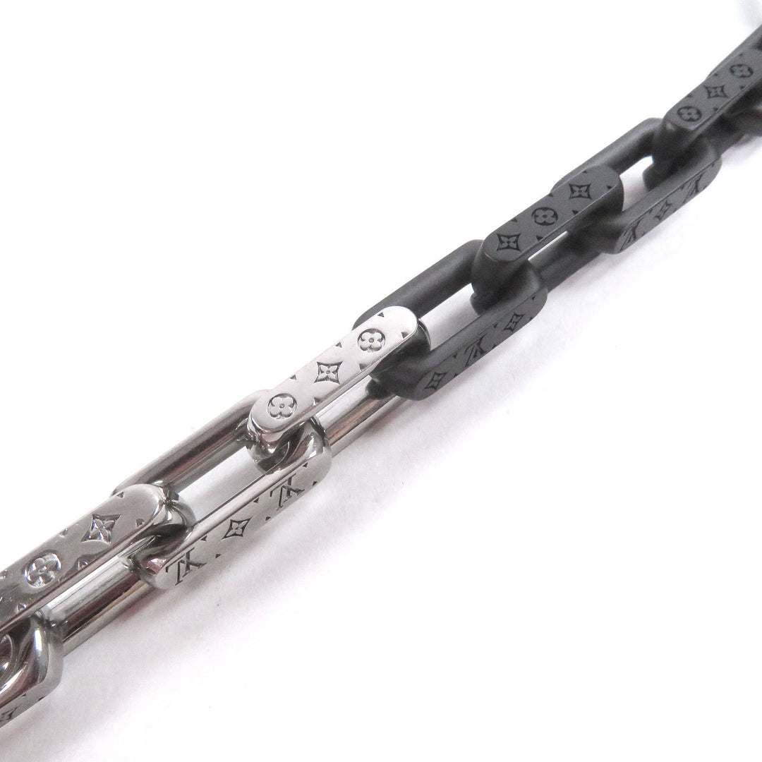 Great LOUIS VUITTON Necklace Necklace・Monogram Chain Silver mens M00677