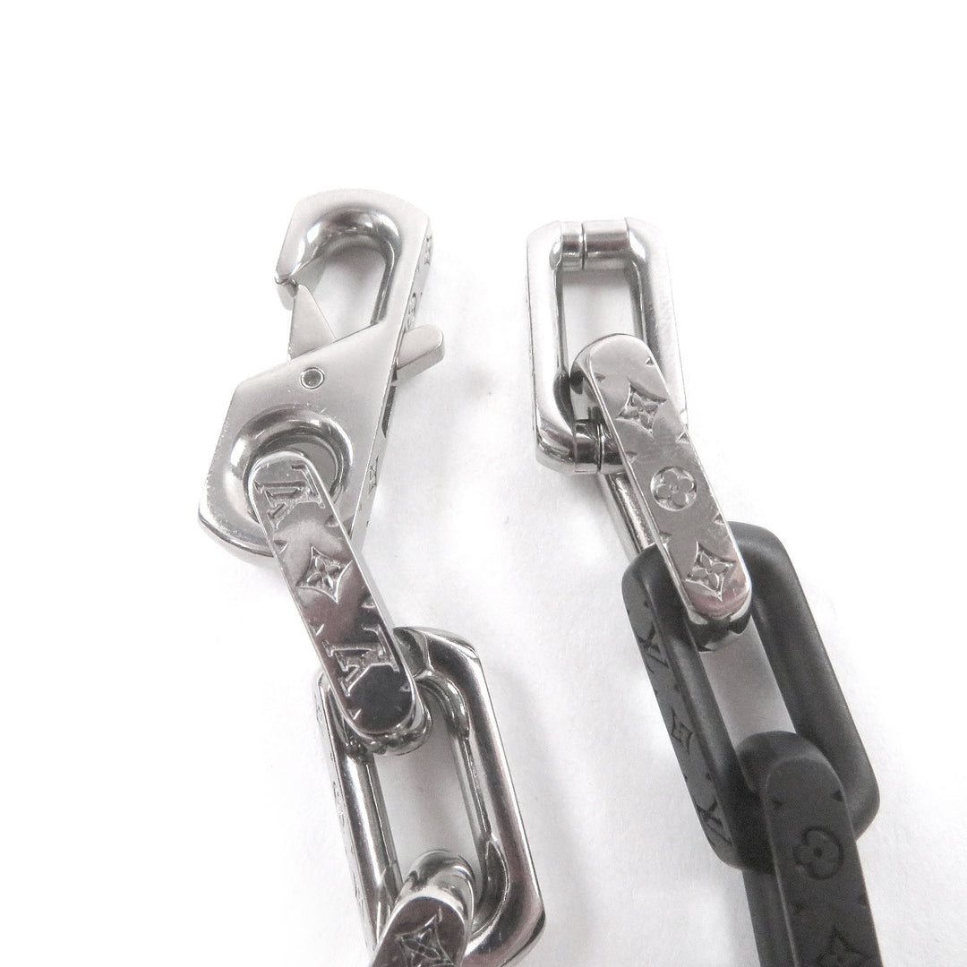 Great LOUIS VUITTON Necklace Necklace・Monogram Chain Silver mens M00677