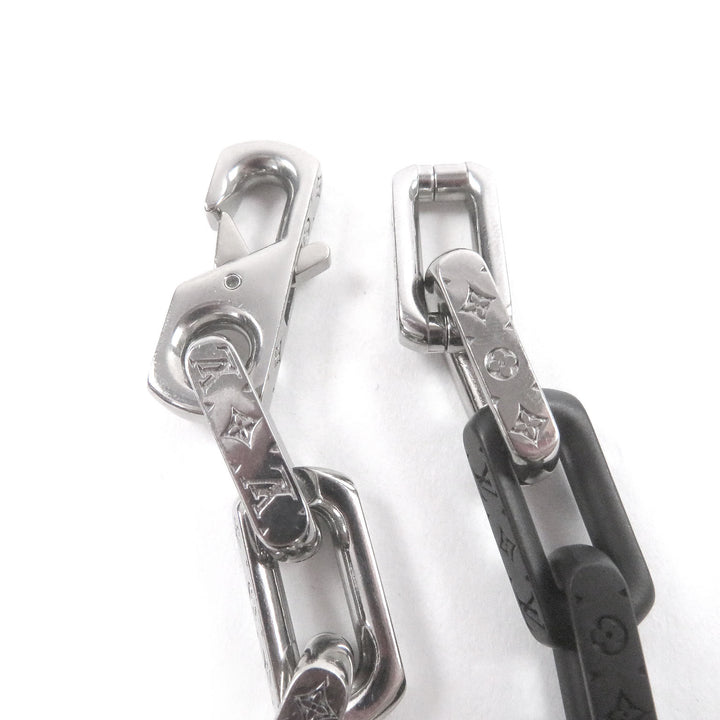 Great LOUIS VUITTON Necklace Necklace・Monogram Chain Silver mens M00677