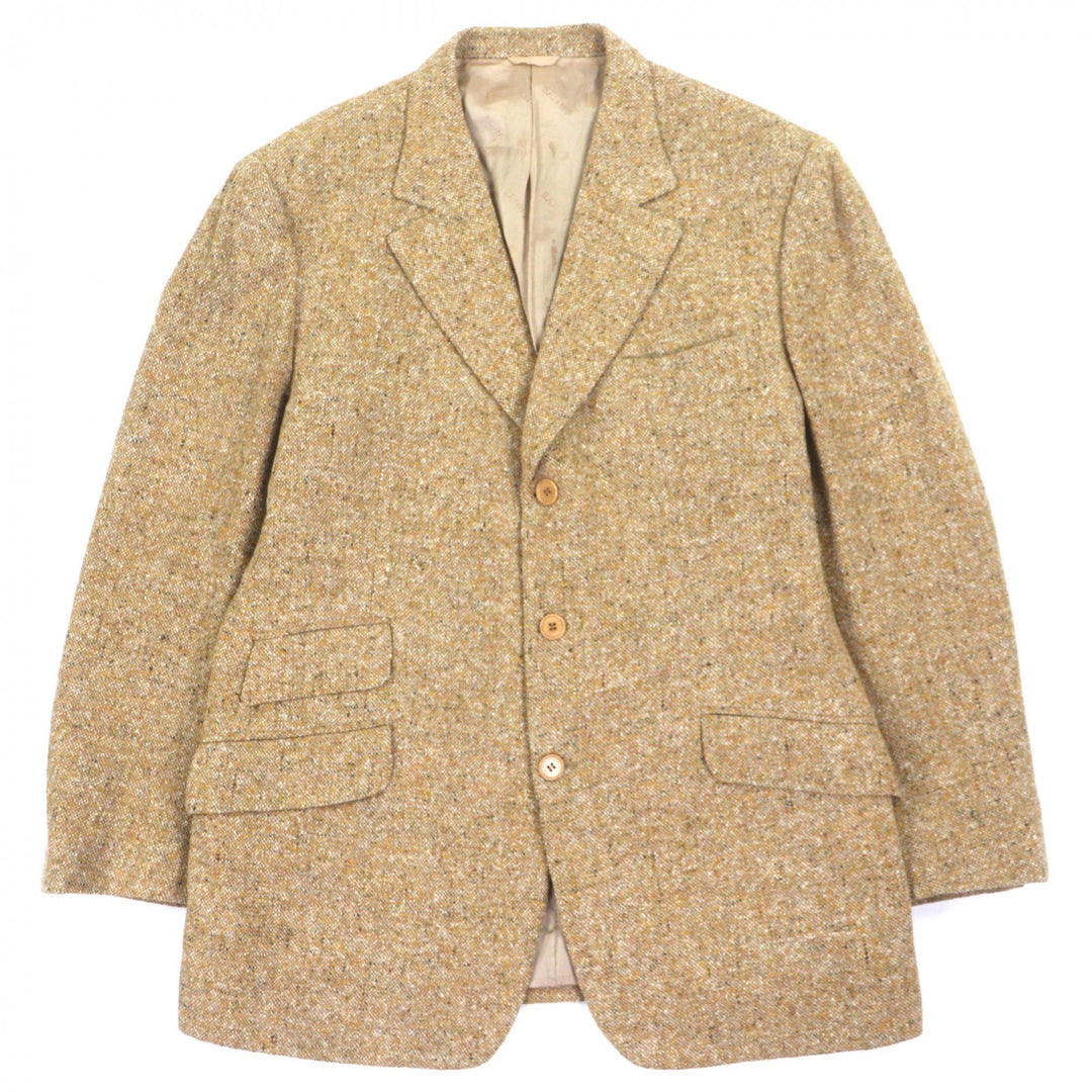 Great ARNYS PARIS tailored jacket JEAN G yellow wool mens 54