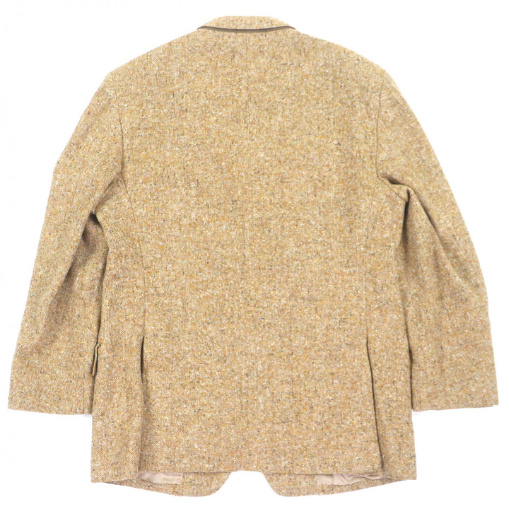 Great ARNYS PARIS tailored jacket JEAN G yellow wool mens 54