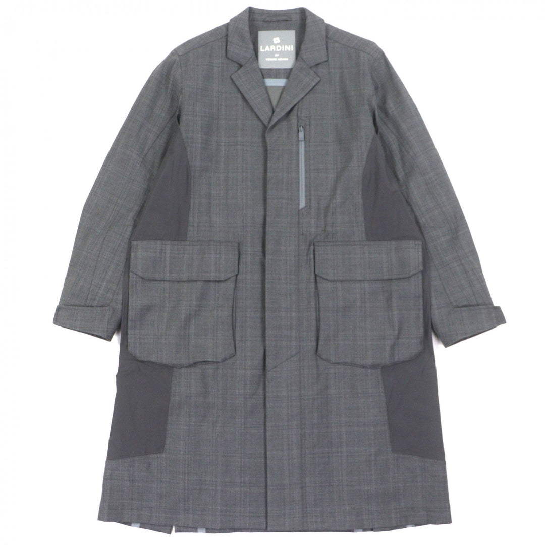 Excellent LARDINI coat BY YOSUKE AIZAWA gray wool mens M