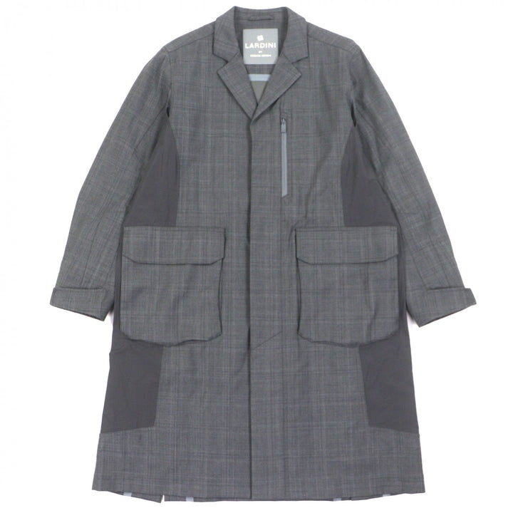Excellent LARDINI coat BY YOSUKE AIZAWA gray wool mens M
