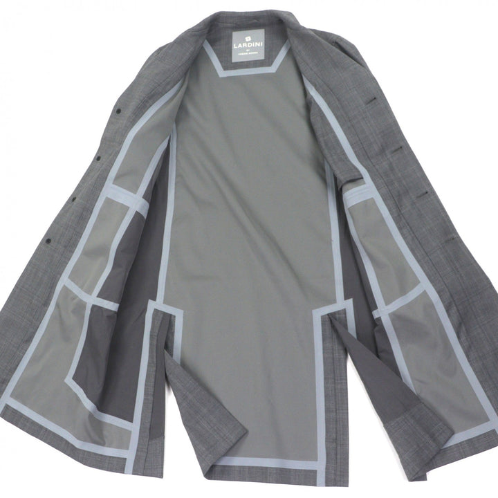 Excellent LARDINI coat BY YOSUKE AIZAWA gray wool mens M