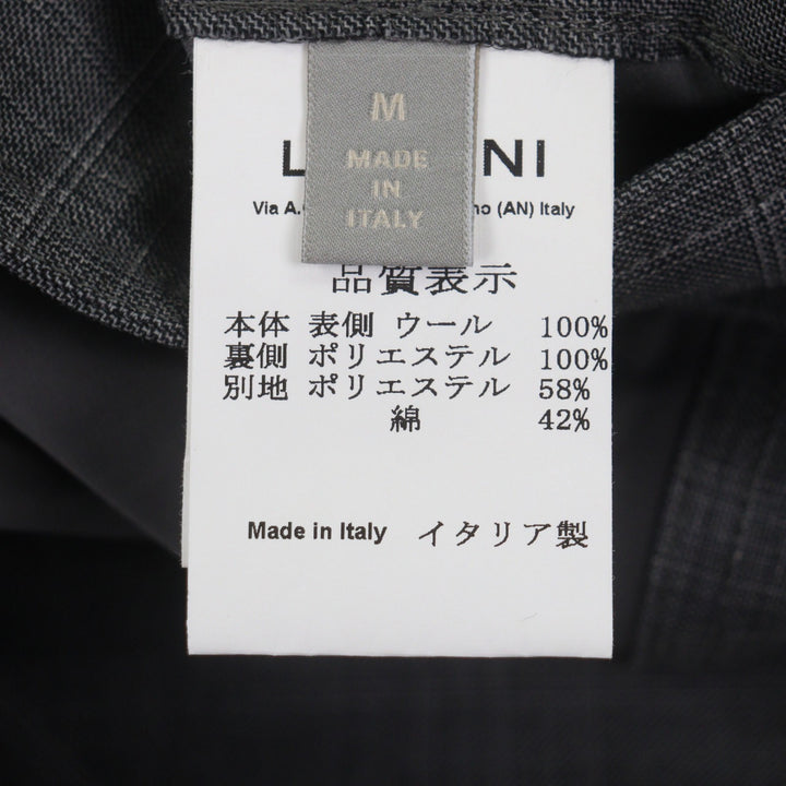 Excellent LARDINI coat BY YOSUKE AIZAWA gray wool mens M