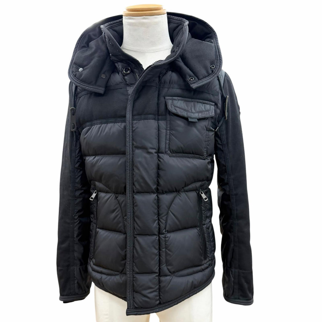 Very Good MONCLER Down jacket RYAN black Nylon mens 0