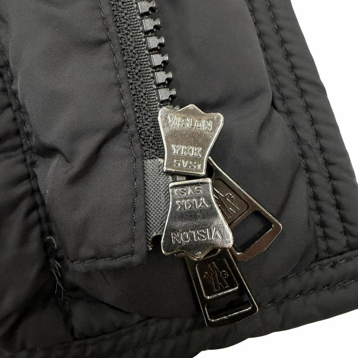 Very Good MONCLER Down jacket RYAN black Nylon mens 0