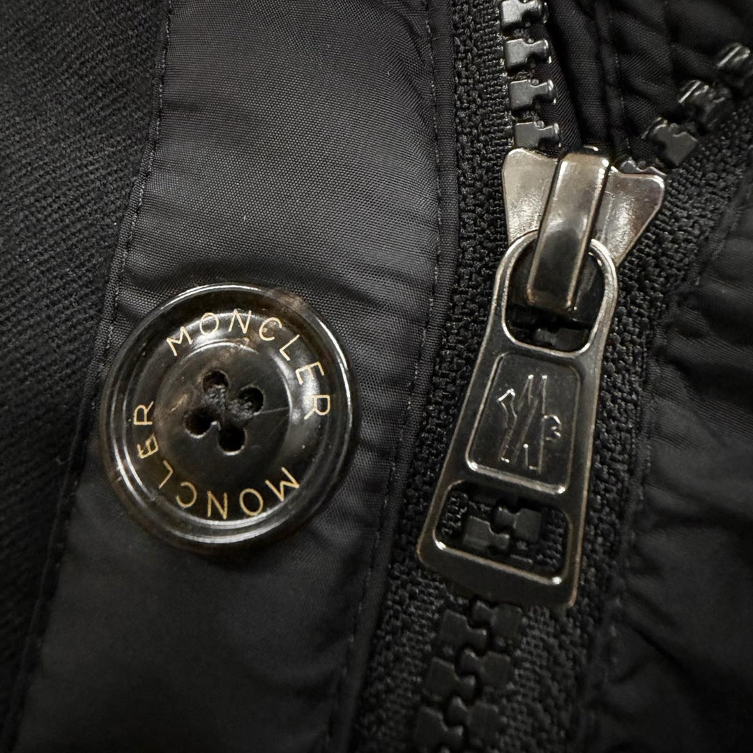 Very Good MONCLER Down jacket RYAN black Nylon mens 0