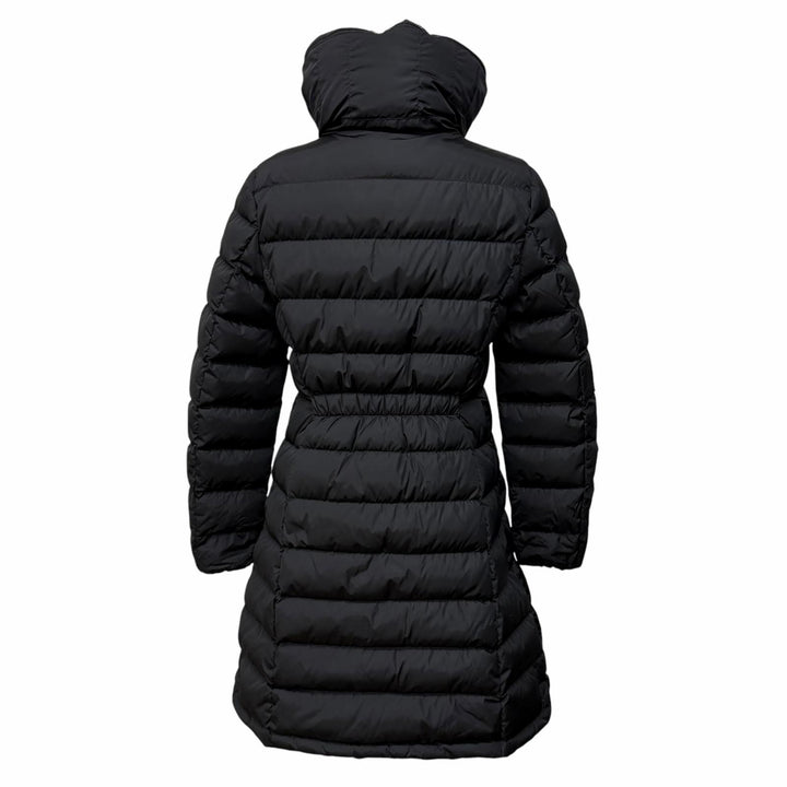 Very Good MONCLER down coat FLAMMETTE Logo patch ZIP UP black Nylon Women 3