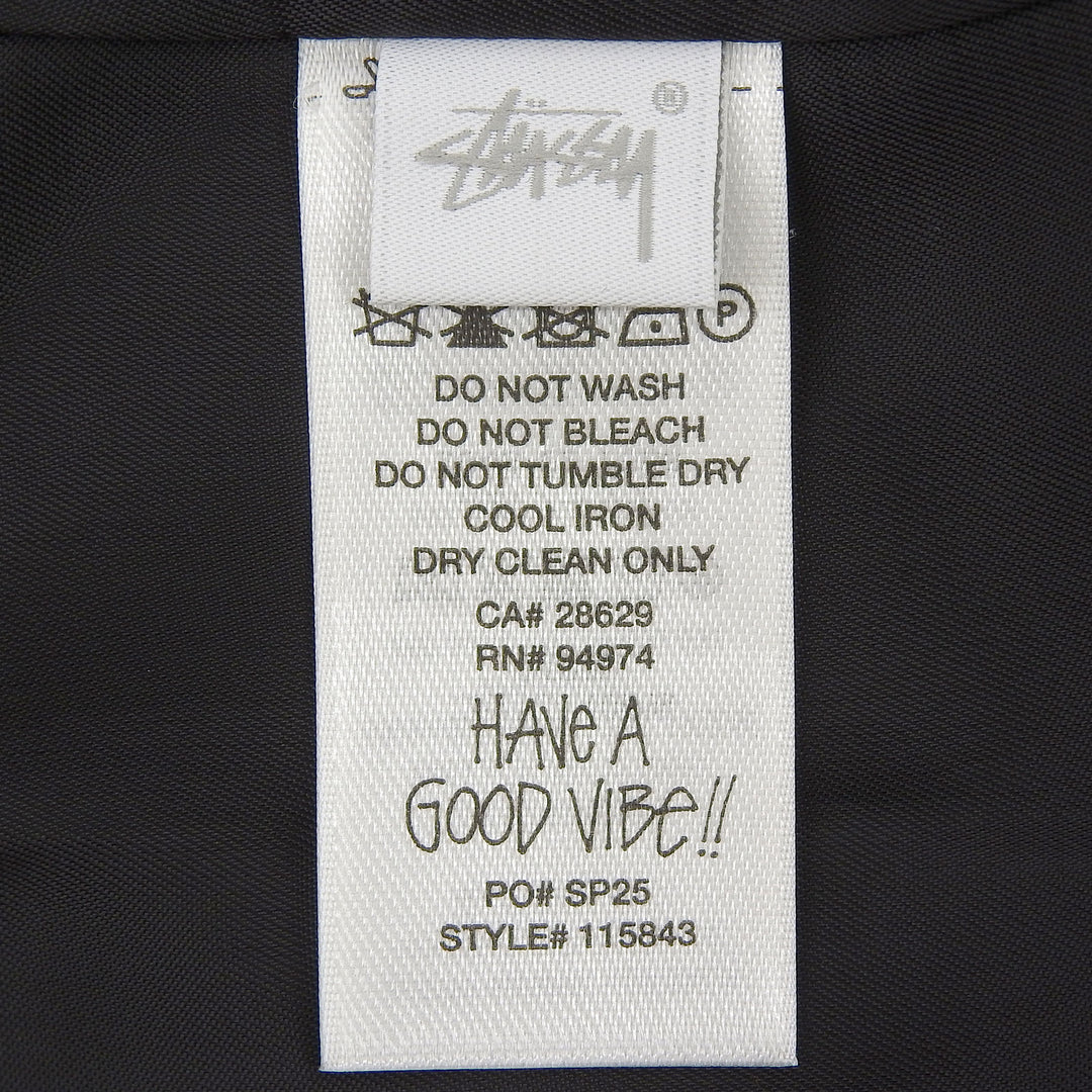 Excellent STUSSY Jacket Gabardine Garage Jacket Snake beige cotton XL 115843