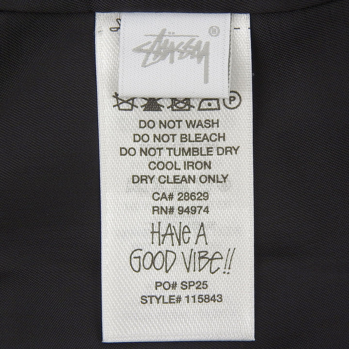 Excellent STUSSY Jacket Gabardine Garage Jacket Snake beige cotton XL 115843