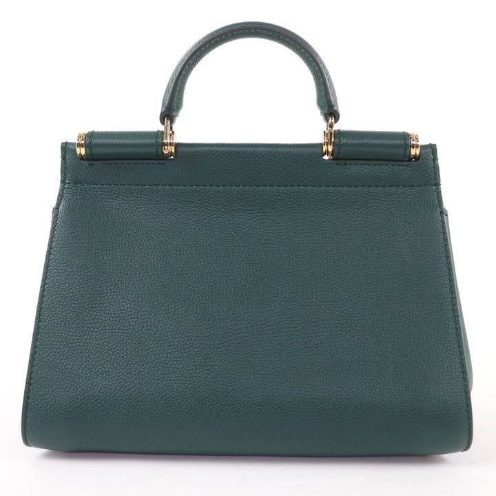 Pristine DOLCE&GABBANA Handbag Sicily Soft Small Leather 2-Way Shoulder Bag