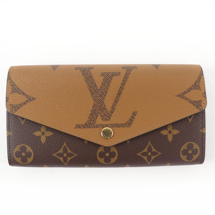 Pristine LOUIS VUITTON Purse Portefeuille Sara Brown Monogram canvas M80726