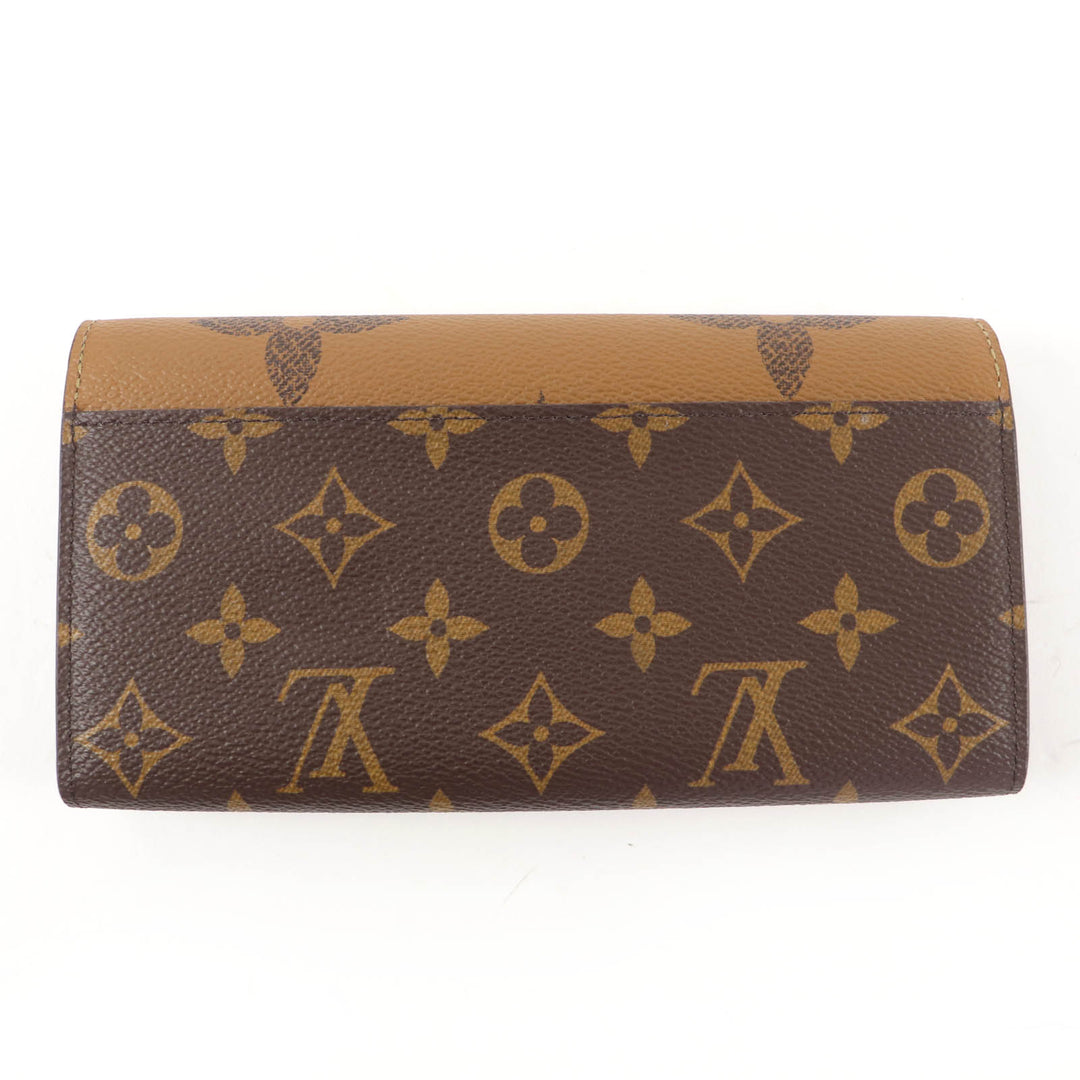 Pristine LOUIS VUITTON Purse Portefeuille Sara Brown Monogram canvas M80726