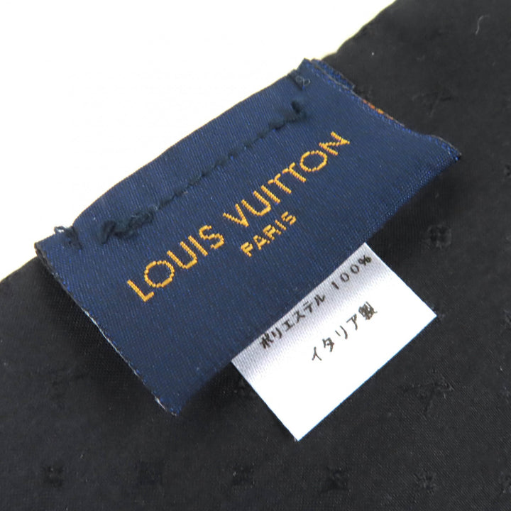 Great LOUIS VUITTON Scarf Echarpe Shirring LV logo shearling mouton Ivory M77054