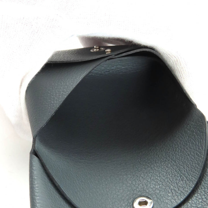 Great HERMES Coin case Calvi duo Evercolor Leather Women