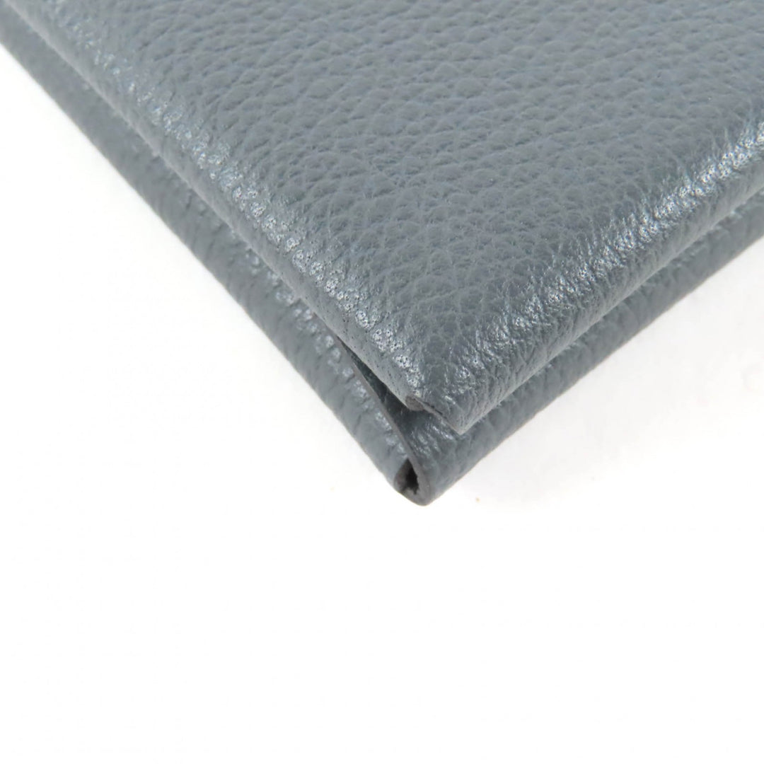 Great HERMES Coin case Calvi duo Evercolor Leather Women