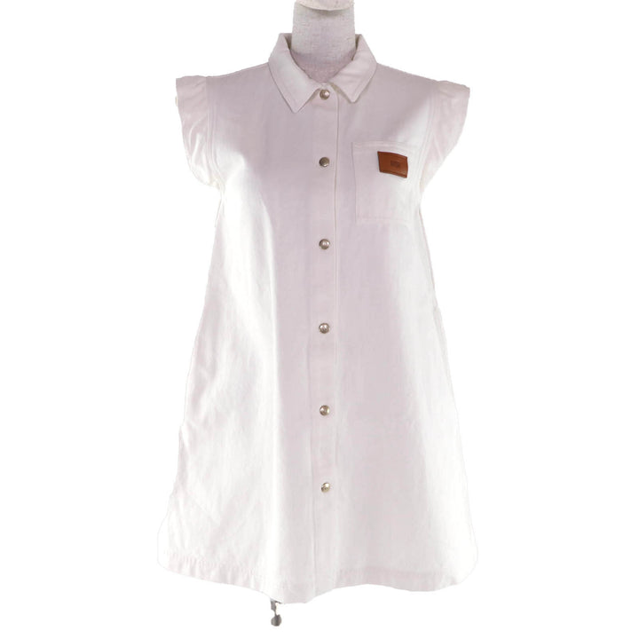 Excellent DIOR one piece white cotton Women 5WBM12DRSB
