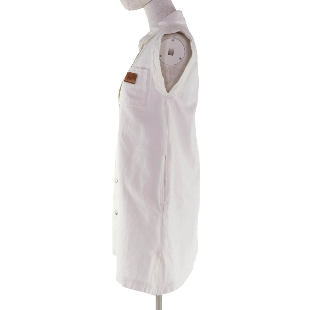 Excellent DIOR one piece white cotton Women 5WBM12DRSB
