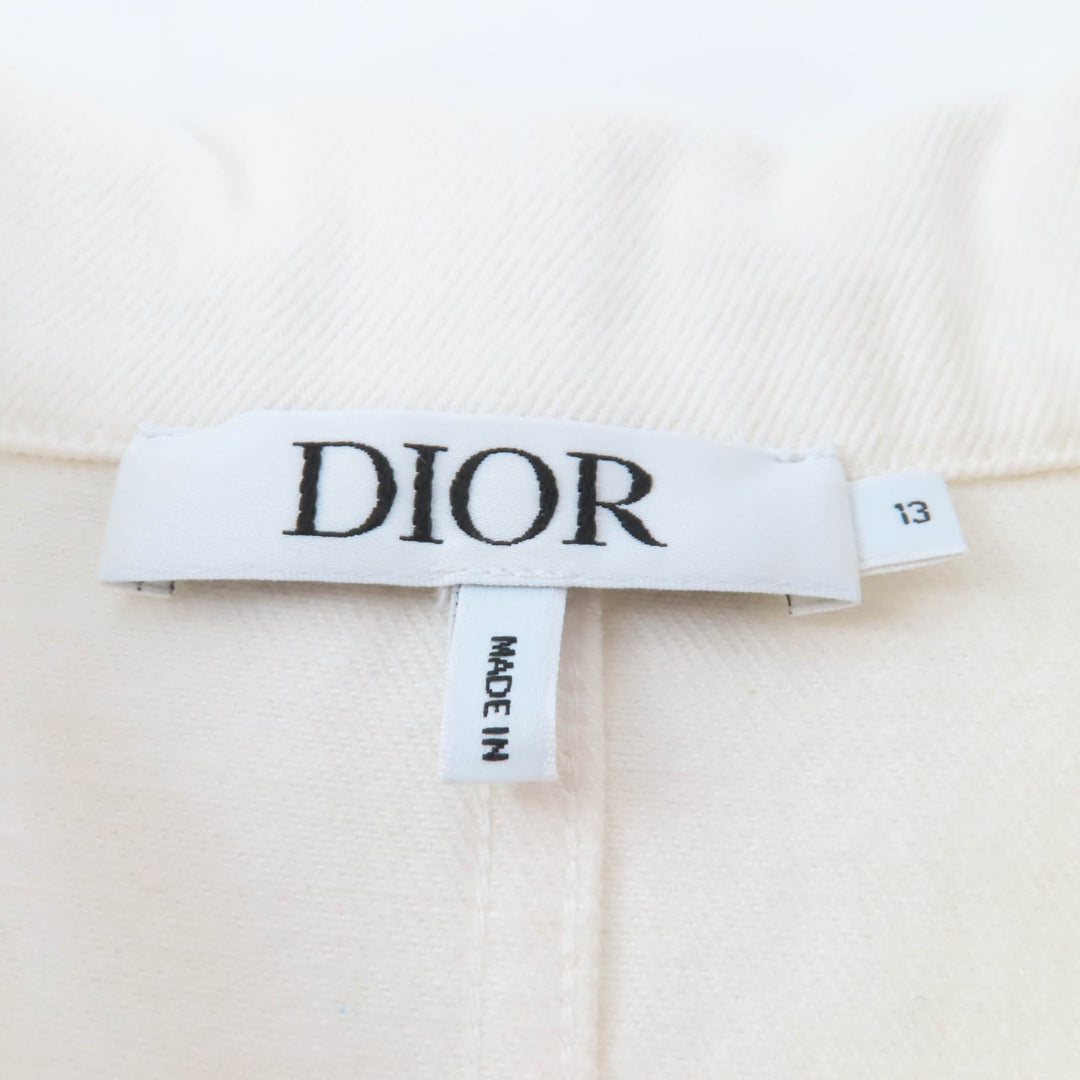 Excellent DIOR one piece white cotton Women 5WBM12DRSB