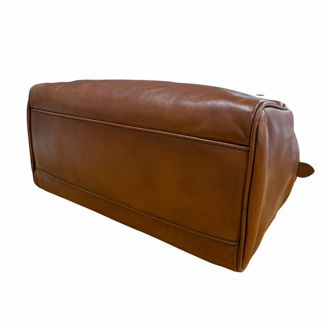 Excellent MIUMIU Handbag Brown leather mens