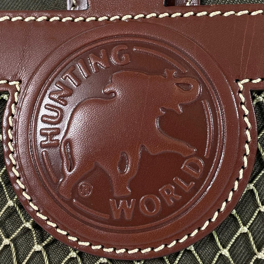Excellent HUNTING WORLD Tote Bag Safari Today Car key canvas mens