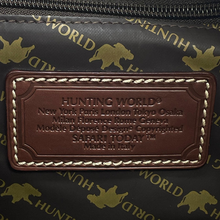 Excellent HUNTING WORLD Tote Bag Safari Today Car key canvas mens