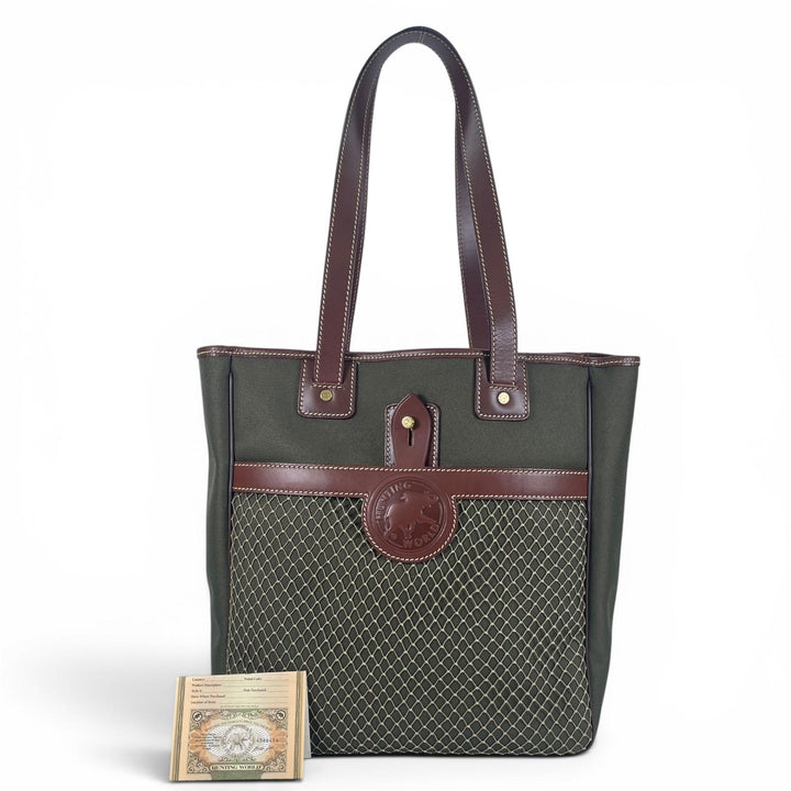 Excellent HUNTING WORLD Tote Bag Safari Today Car key canvas mens