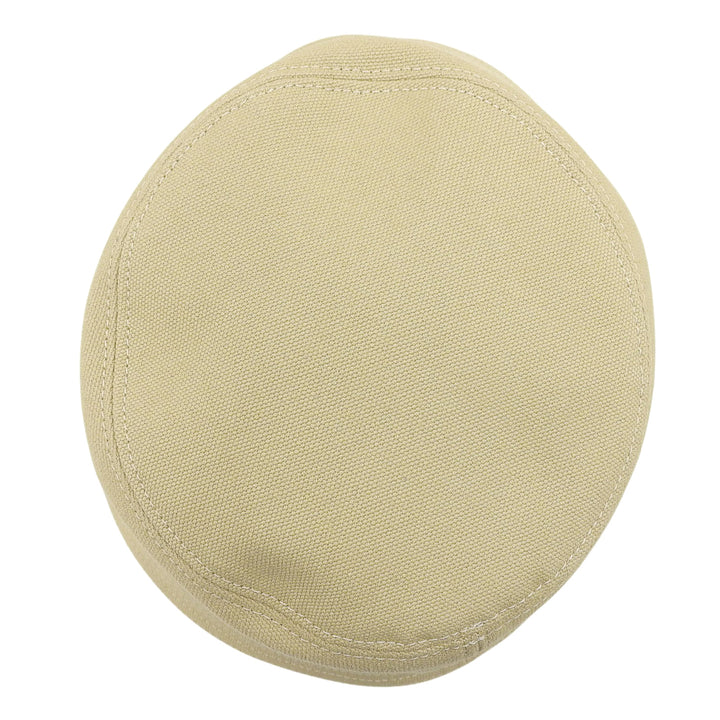 Excellent LOEWE hat Leather logo patch canvas bucket beige Women 57