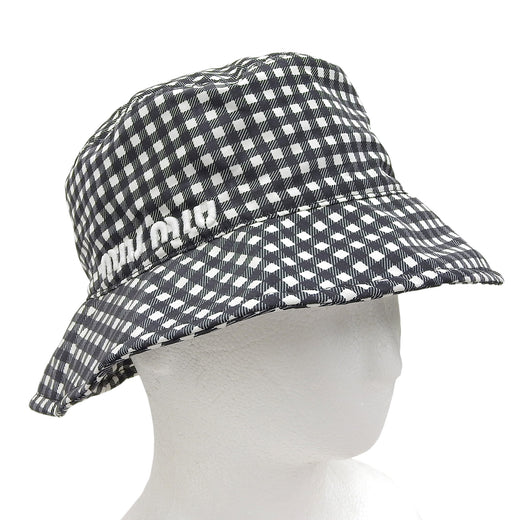Excellent MIUMIU hat black silk Women S 5HC196