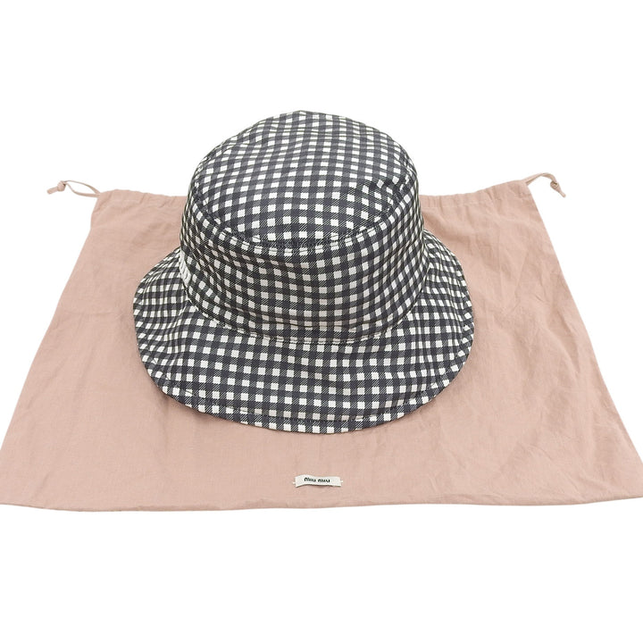 Excellent MIUMIU hat black silk Women S 5HC196
