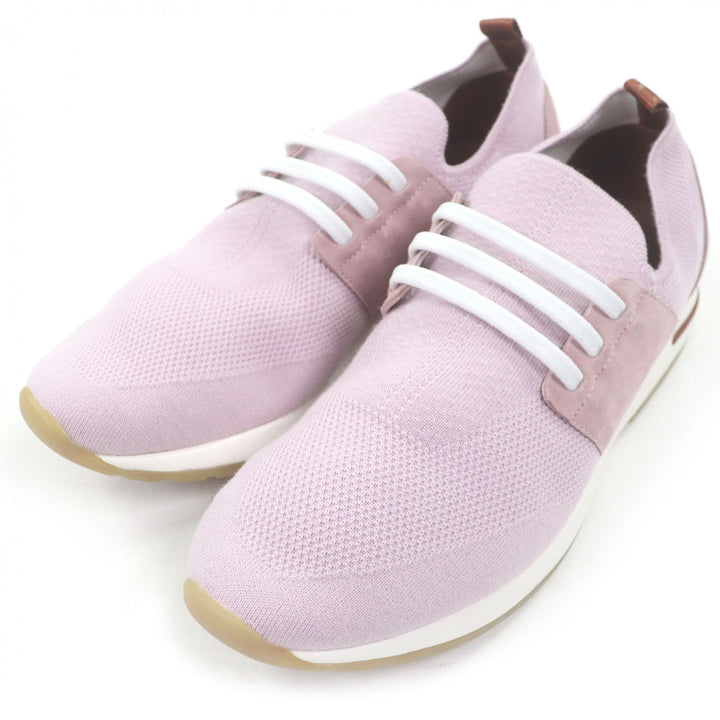 Great Loro Piana Low cut sneakers 360 LP FLEXY WALK pink Suede leather mens 41