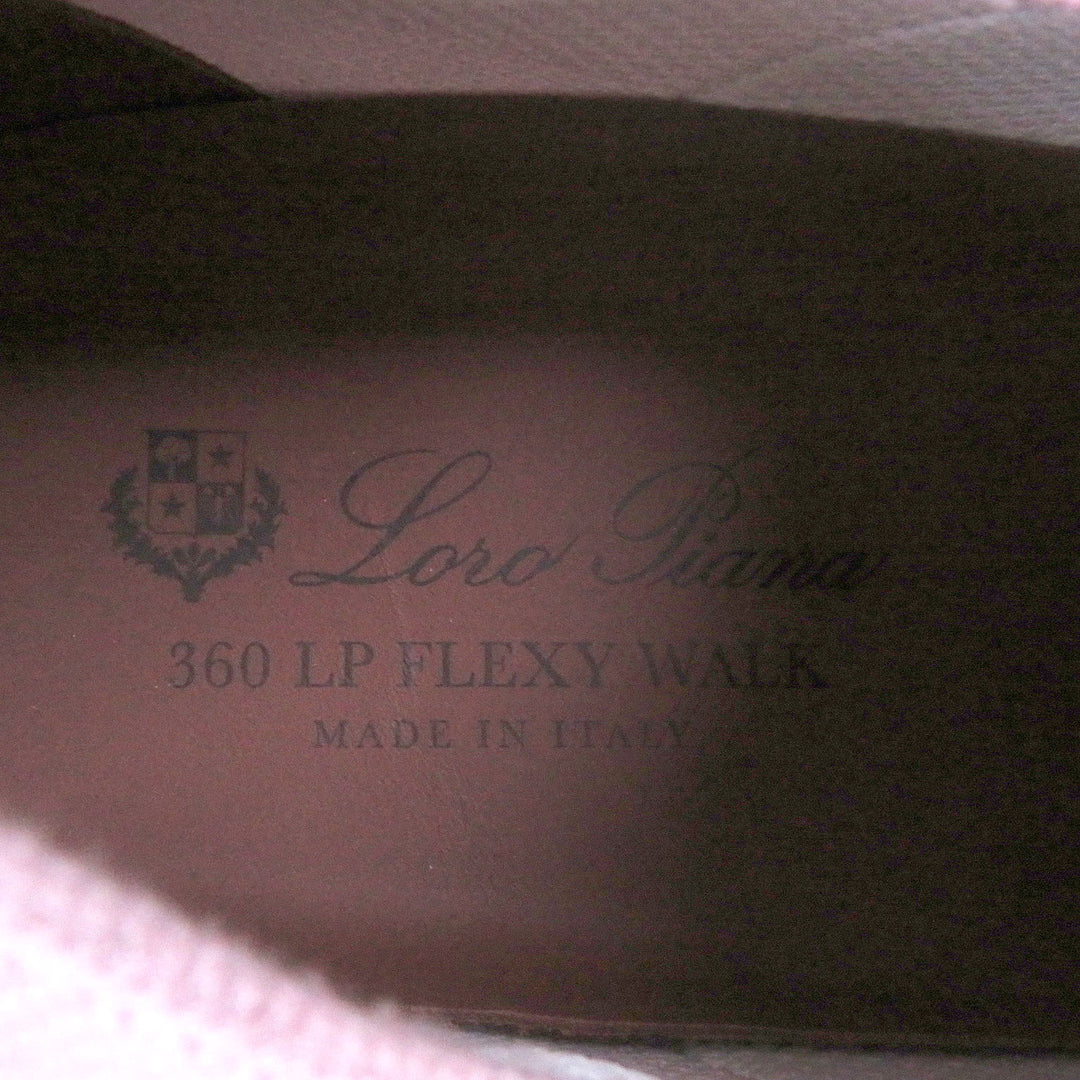Great Loro Piana Low cut sneakers 360 LP FLEXY WALK pink Suede leather mens 41