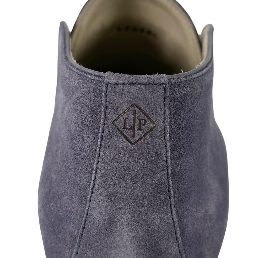 Excellent Loro Piana Ankle boots OPEN WALK purple Suede leather mens 40.5 52628L