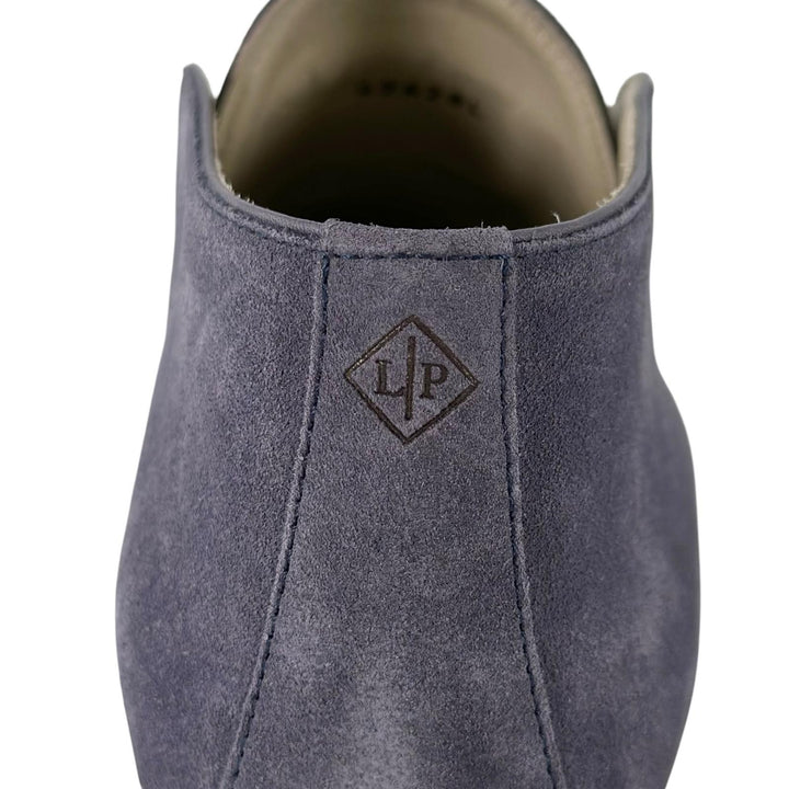 Excellent Loro Piana Ankle boots OPEN WALK purple Suede leather mens 40.5 52628L