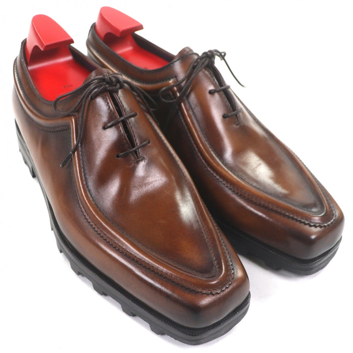 Excellent BERLUTI Leather shoes ULTIMA Brown leather mens 7