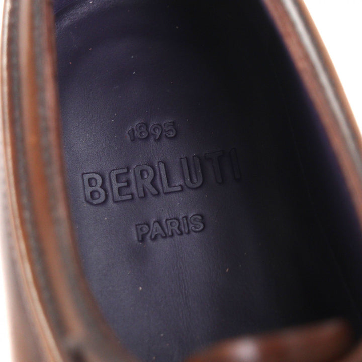 Excellent BERLUTI Leather shoes ULTIMA Brown leather mens 7