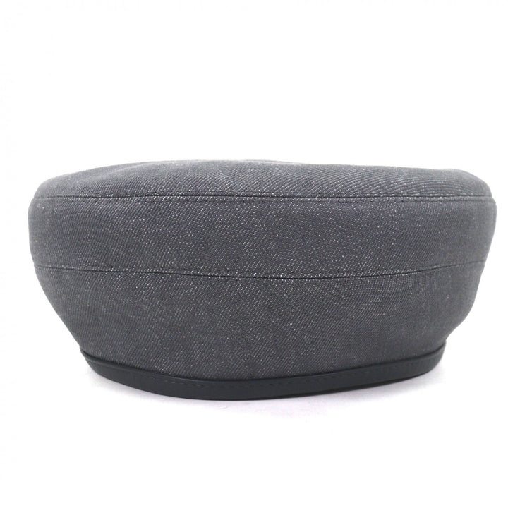 Pristine HERMES beret gray cotton