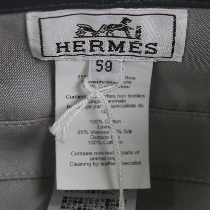 Pristine HERMES beret gray cotton