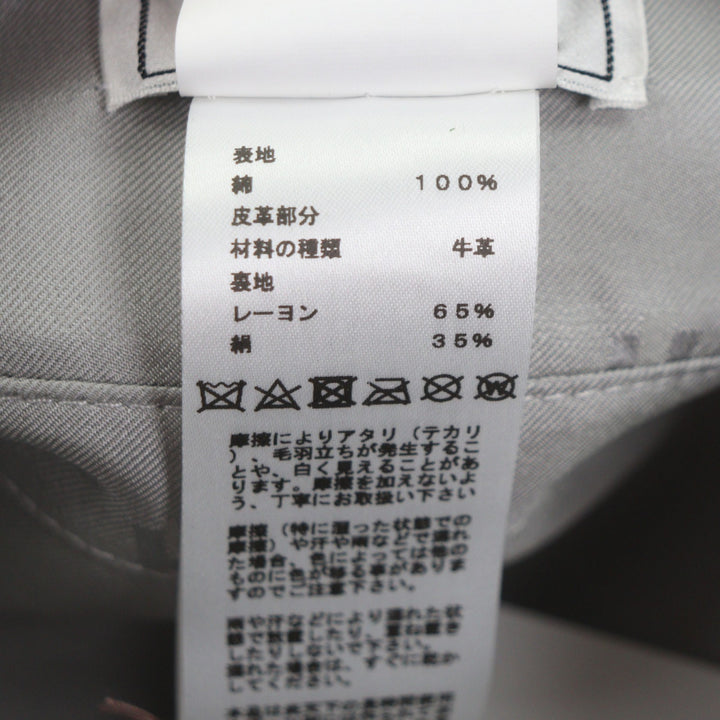 Pristine HERMES beret gray cotton