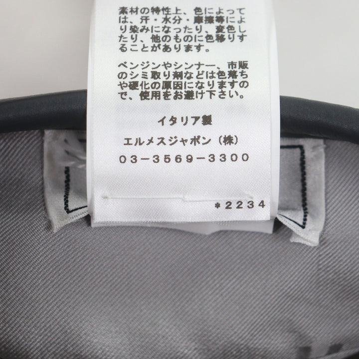 Pristine HERMES beret gray cotton