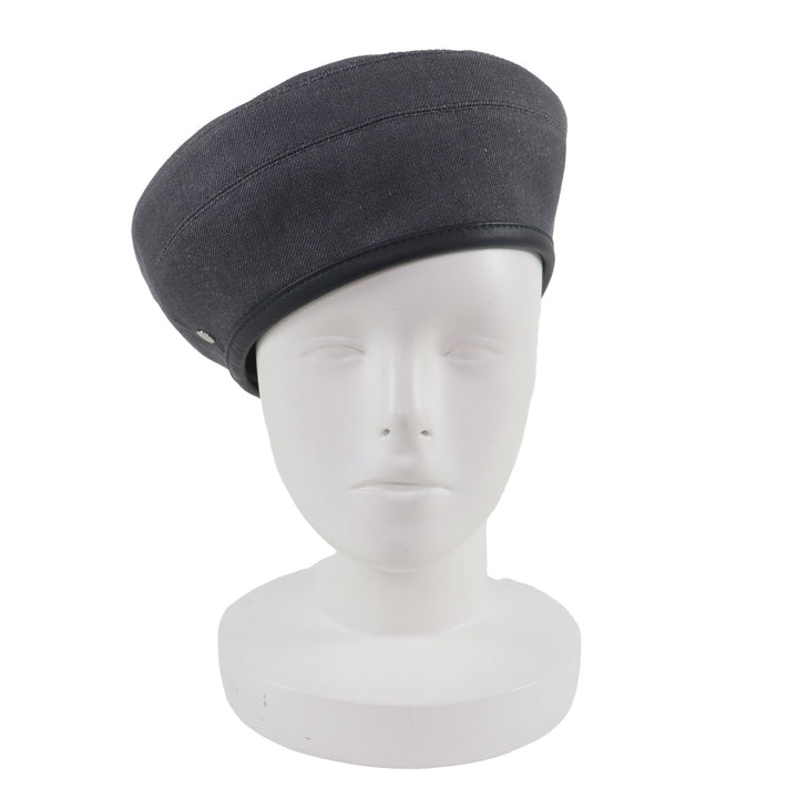 Pristine HERMES beret gray cotton