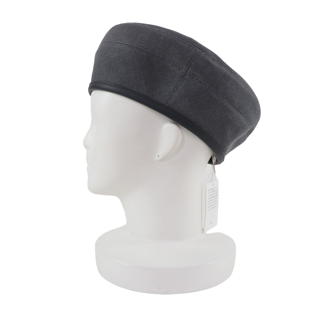 Pristine HERMES beret gray cotton