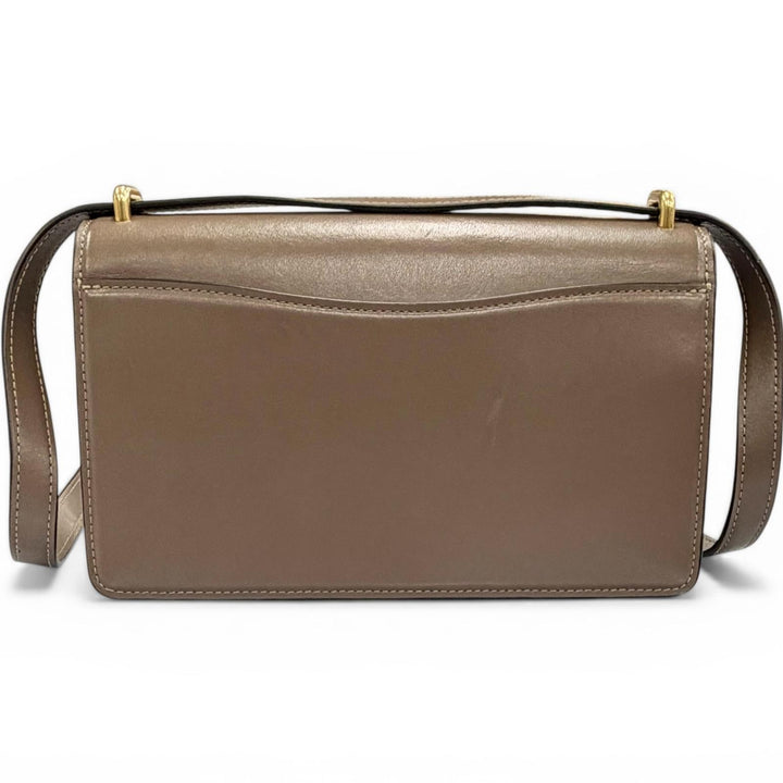 Excellent COACH Shoulder Bag Bandit Brown leather Women CC416