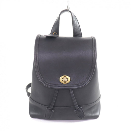 Excellent COACH Backpack Â· Daypack Old coach black Glove leather Women 9960