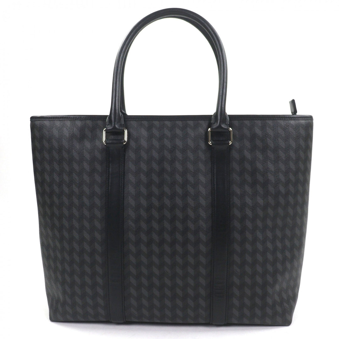 Great COACH Briefcase All-over print 2-way shoulder bag black leather